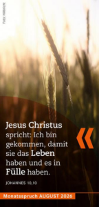 Monatsspruch August 2026