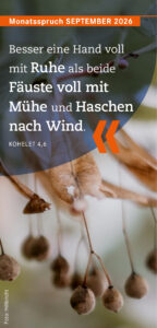 Monatsspruch September